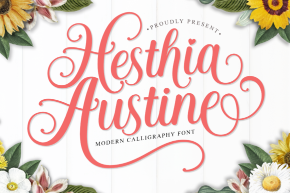 Hesthia Austine Font Poster 1