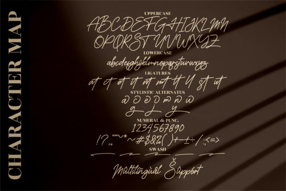 Hestteroid Brilliant Font Poster 9