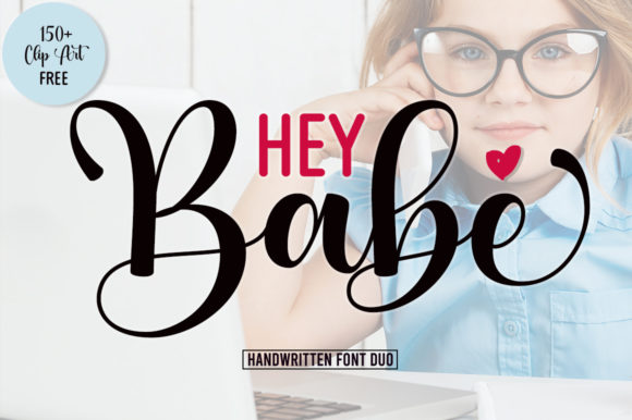 Hey Babe Font Poster 1