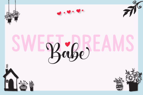 Hey Babe Font Poster 3