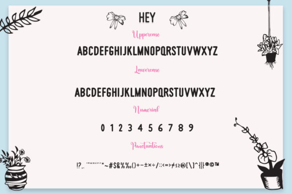 Hey Babe Font Poster 9