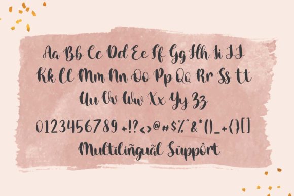 Hey Biancha Font Poster 4