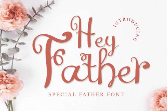 Hey Father Font Poster 1