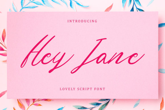 Hey Jane Font Poster 1