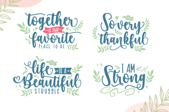 Hey Lovely Hearts Font Poster 4