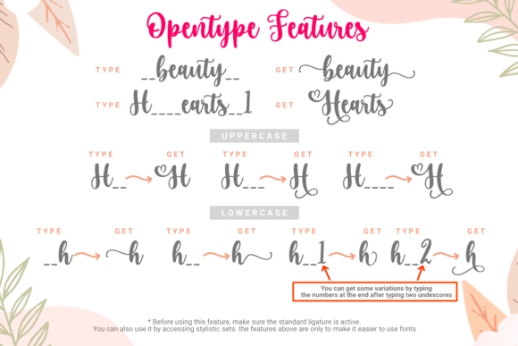 Hey Lovely Hearts Font Poster 5