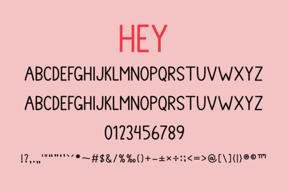 Hey Shakila Font Poster 6