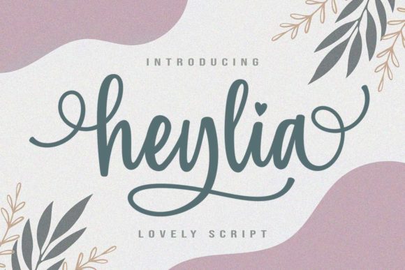 Heylia Font Poster 1