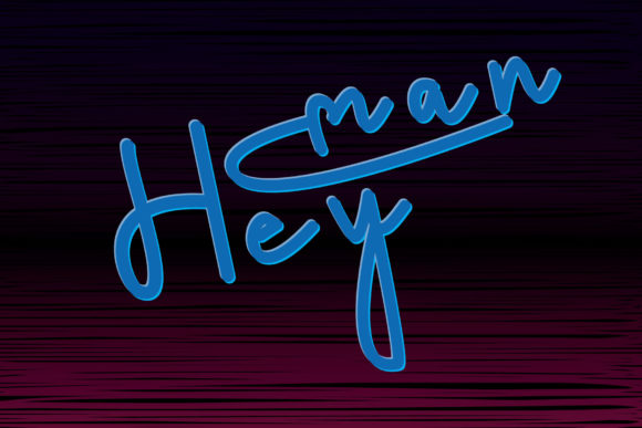 Heyman Font Poster 1