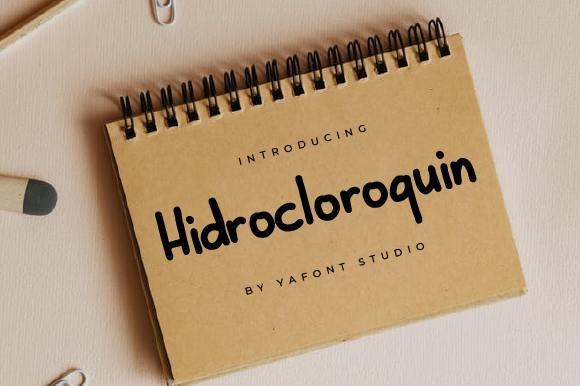 Hidrocloroquin Font Poster 1
