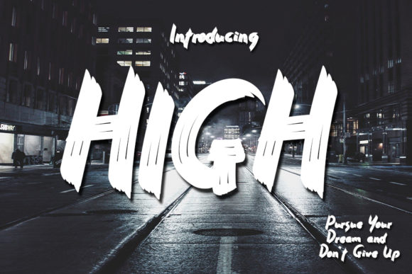 High Font Poster 1