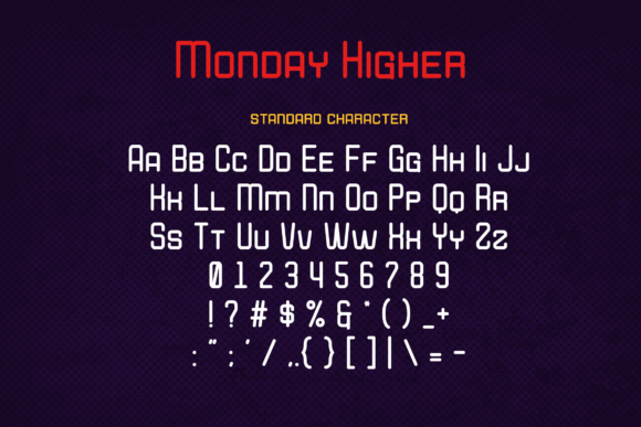 Higher Monday Font Poster 11