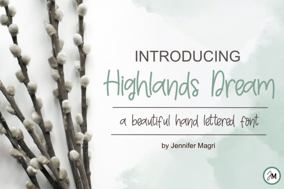Highlands Dream Font Poster 1