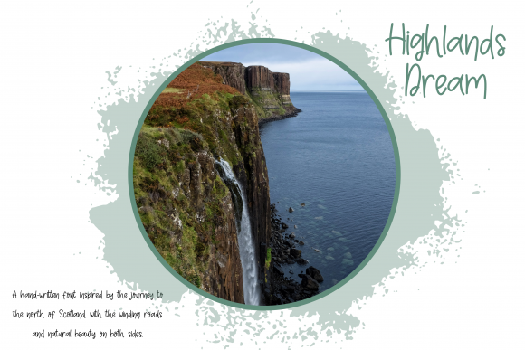 Highlands Dream Font Poster 3