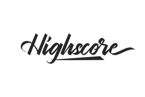 Highscore Font Poster 1