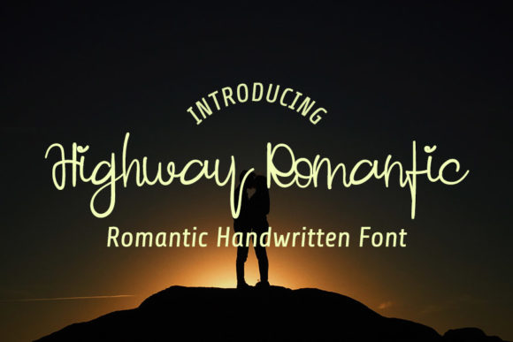 Highway Romantic Font Poster 1