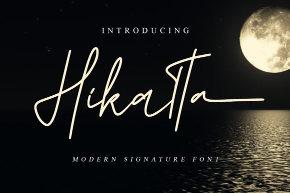 Hikatta Font Poster 1