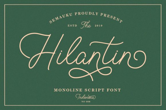 Hilantin Font Poster 1