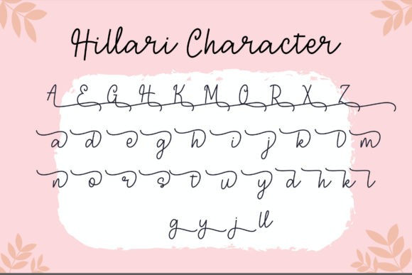 Hillari Font Poster 8