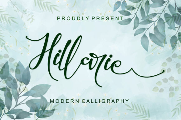 Hillarie Font Poster 1