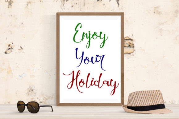 Hillarie Font Poster 4