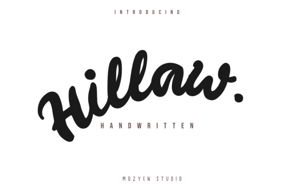 Hillaw Font Poster 1