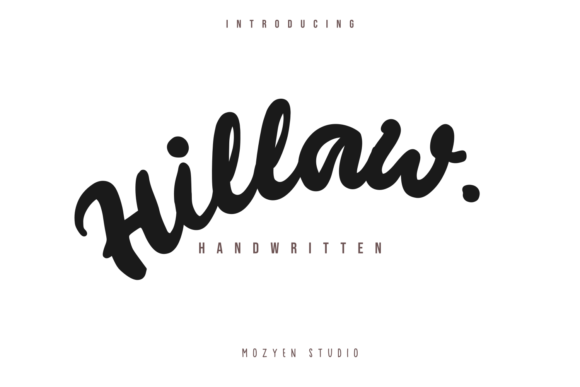 Hillaw Font Hillaw Font Poster 1