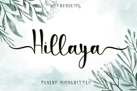 Hillaya Font Poster 1