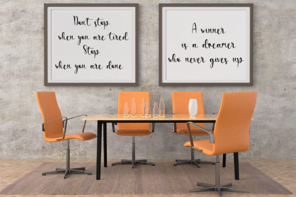 Hillaya Font Poster 3
