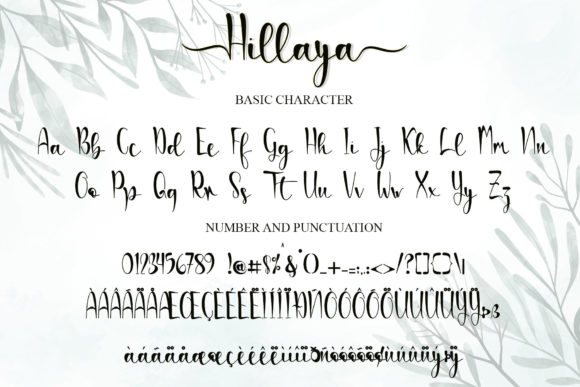 Hillaya Font Poster 9