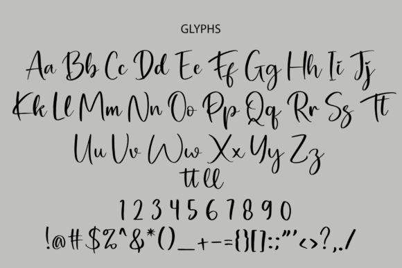 Hilleda Font Poster 8