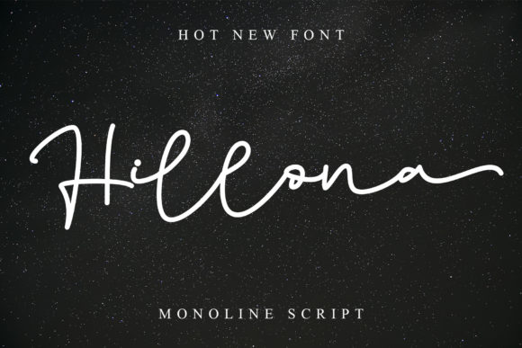 Hillona Font Poster 1