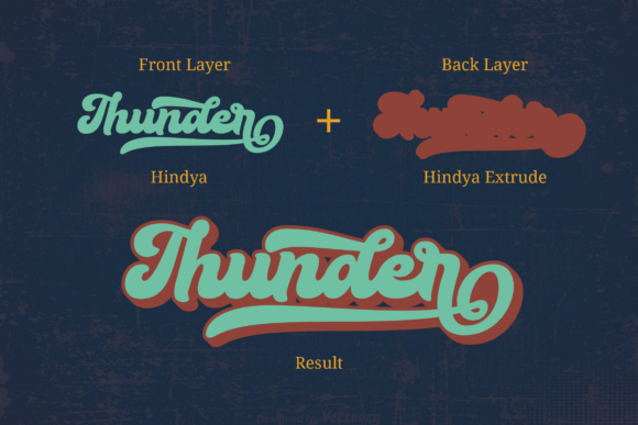 Hindya Font Poster 2