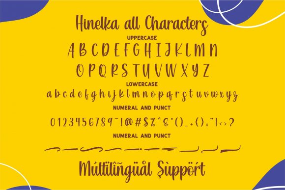 Hinelka Font Poster 8