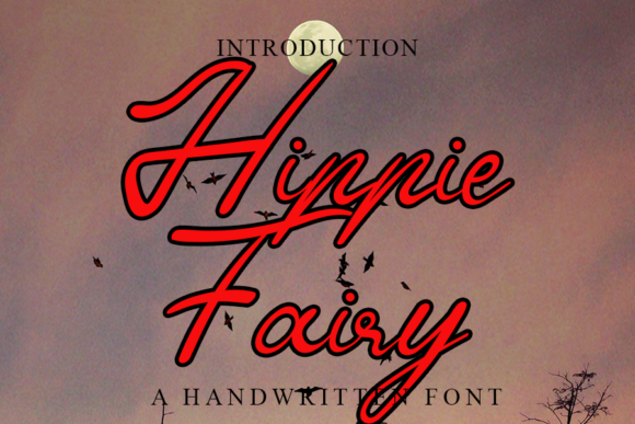 Hippie Fairy Font Poster 1