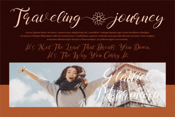 Hirestari Love Font Poster 2