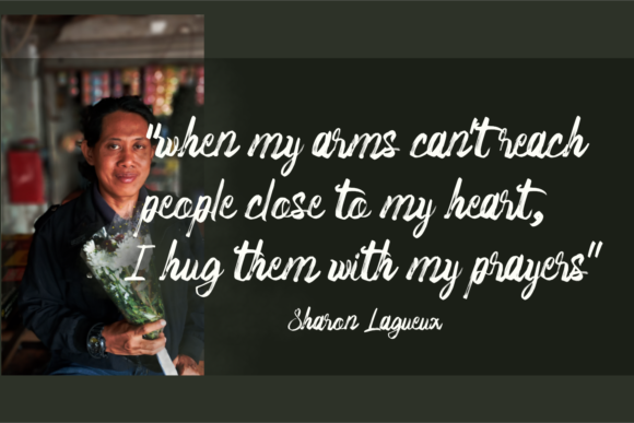 His Embrace Font Poster 11