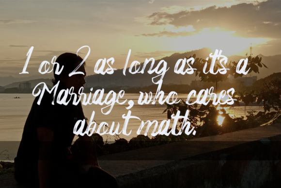 His Embrace Font Poster 12