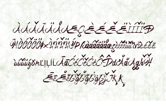 His Embrace Font Poster 15