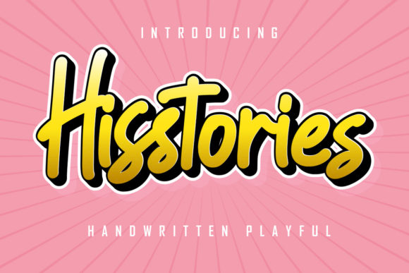 Hisstories Font Poster 1