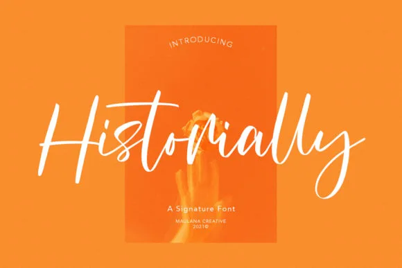 Historially Font Historially Font Poster 1
