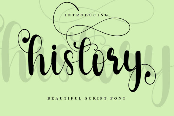 History Font