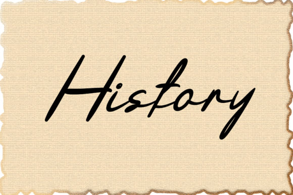 History Font