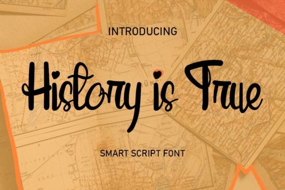 History is True Font Poster 1