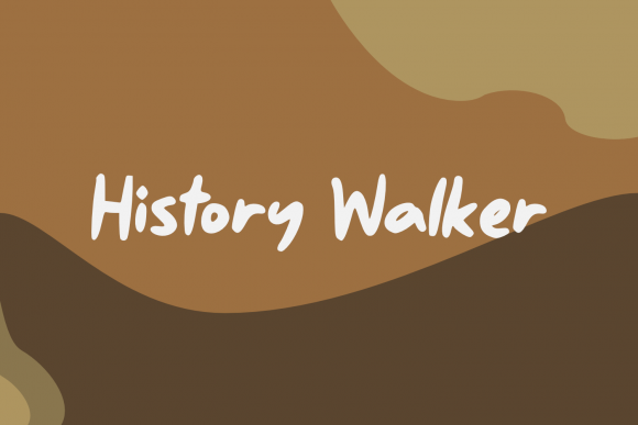 History Walker Font Poster 1