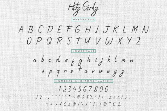 Hitz Girlz Font Poster 5