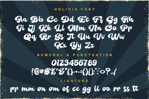 Holicya Font Poster 2