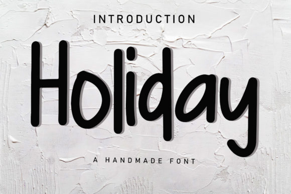 Holiday Font Poster 1