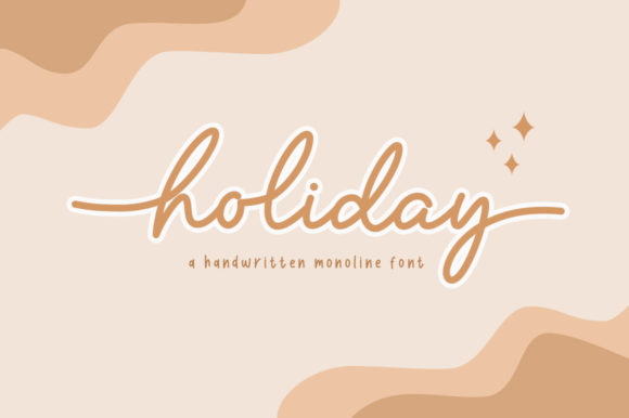 Holiday Font Poster 1