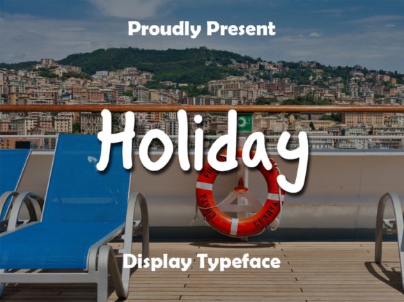 Holiday Font Poster 1